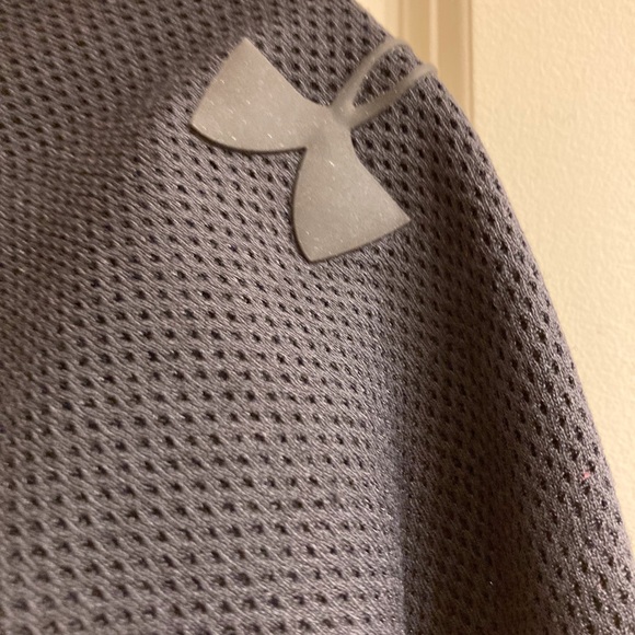 Boys Grey Under Armour Zip Up - Picture 2 of 3